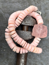 Load image into Gallery viewer, A Cube of Rough Hewn Rose Quartz
