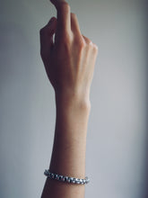 Load image into Gallery viewer, Hallmarked Silver Box Bracelet.

