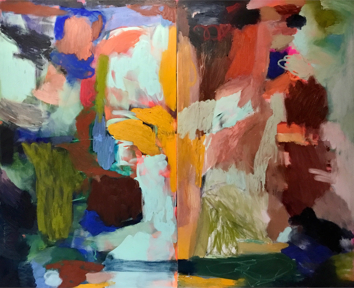 Dapple Waters, Sparkling Light Diptych