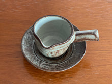 Load image into Gallery viewer, Small Pourer and Saucer by Creigiau Wales Pottery
