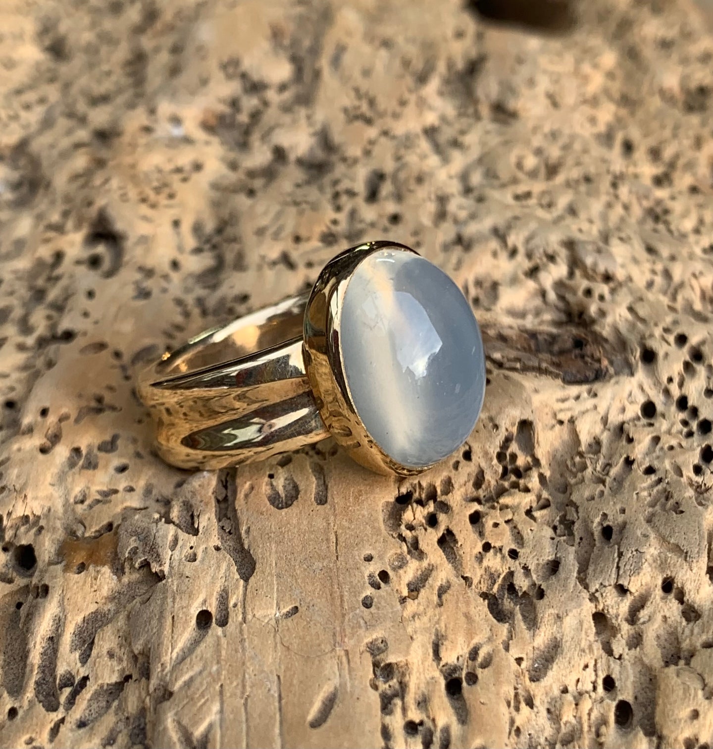 Oval Moonstone Ring