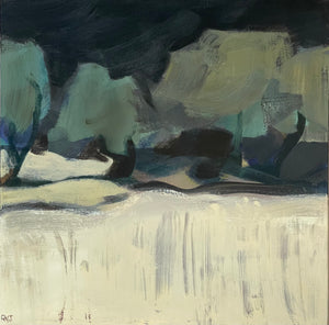 Bleached Grass, Dark Sky