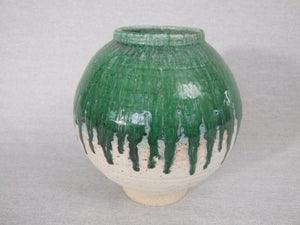 Mulberry Ash Stoneware Moon Vase