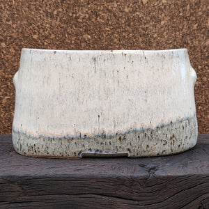 White Stoneware Vessel lll