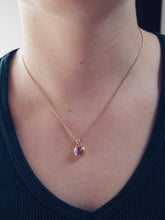 Load image into Gallery viewer, Faceted Oval Pale Pink Spinel Pendant Necklace
