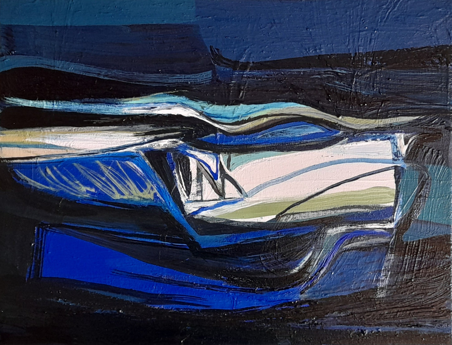 Blue Composition