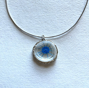Woven lid collar