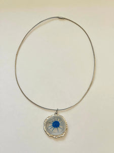 Woven lid collar