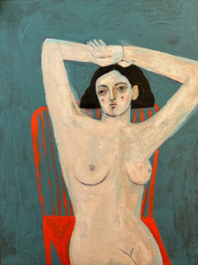 Nude on a Red Chair