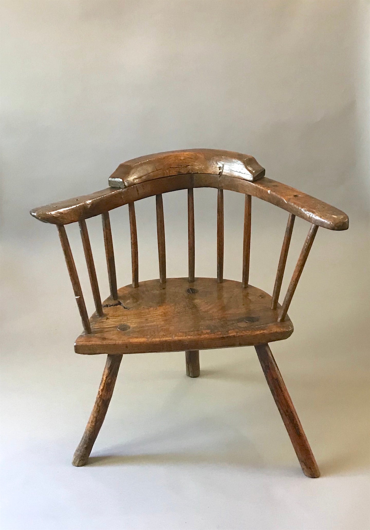 Small 18th century Cardiganshire stick chair