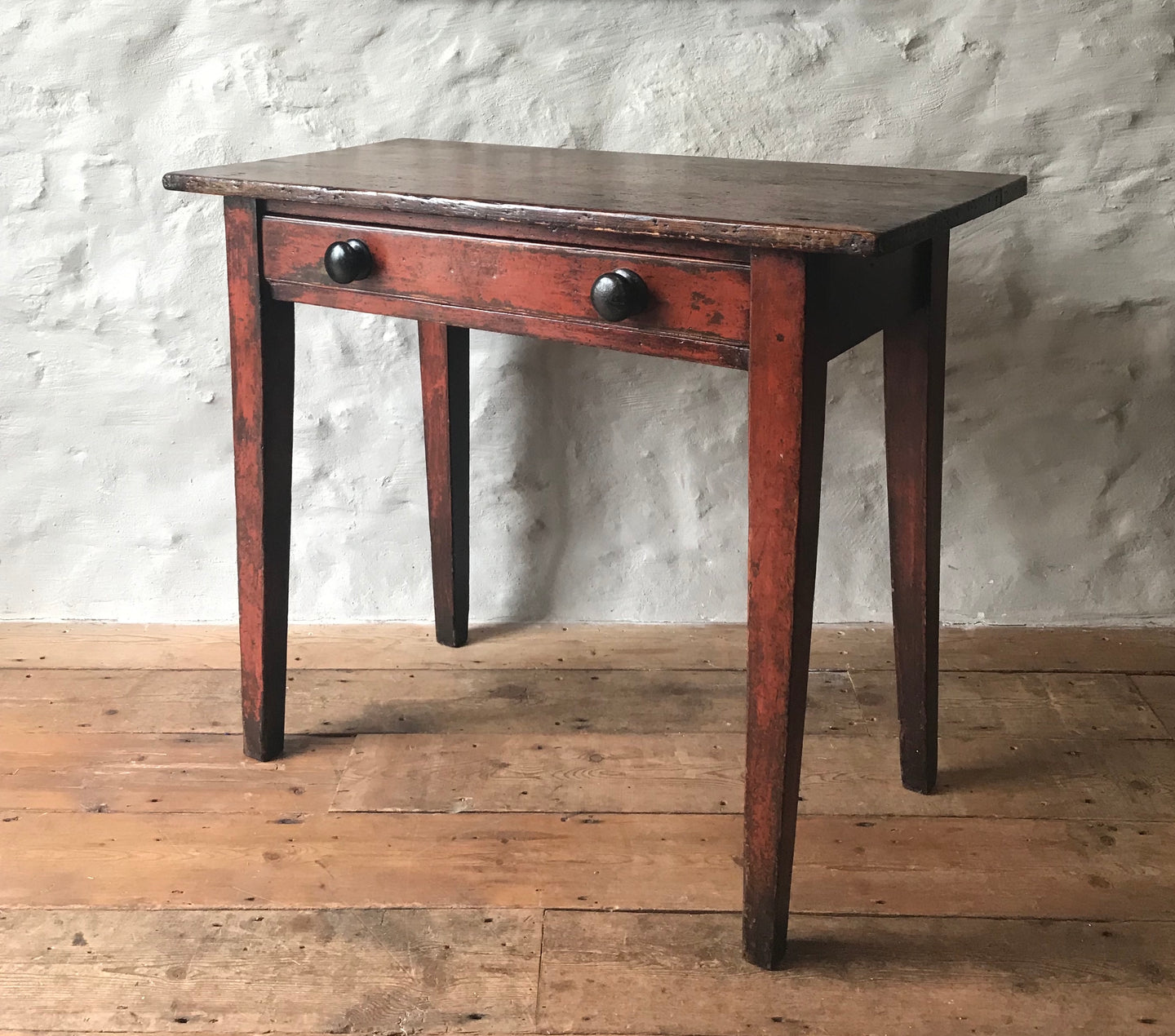 Small Welsh pine side table