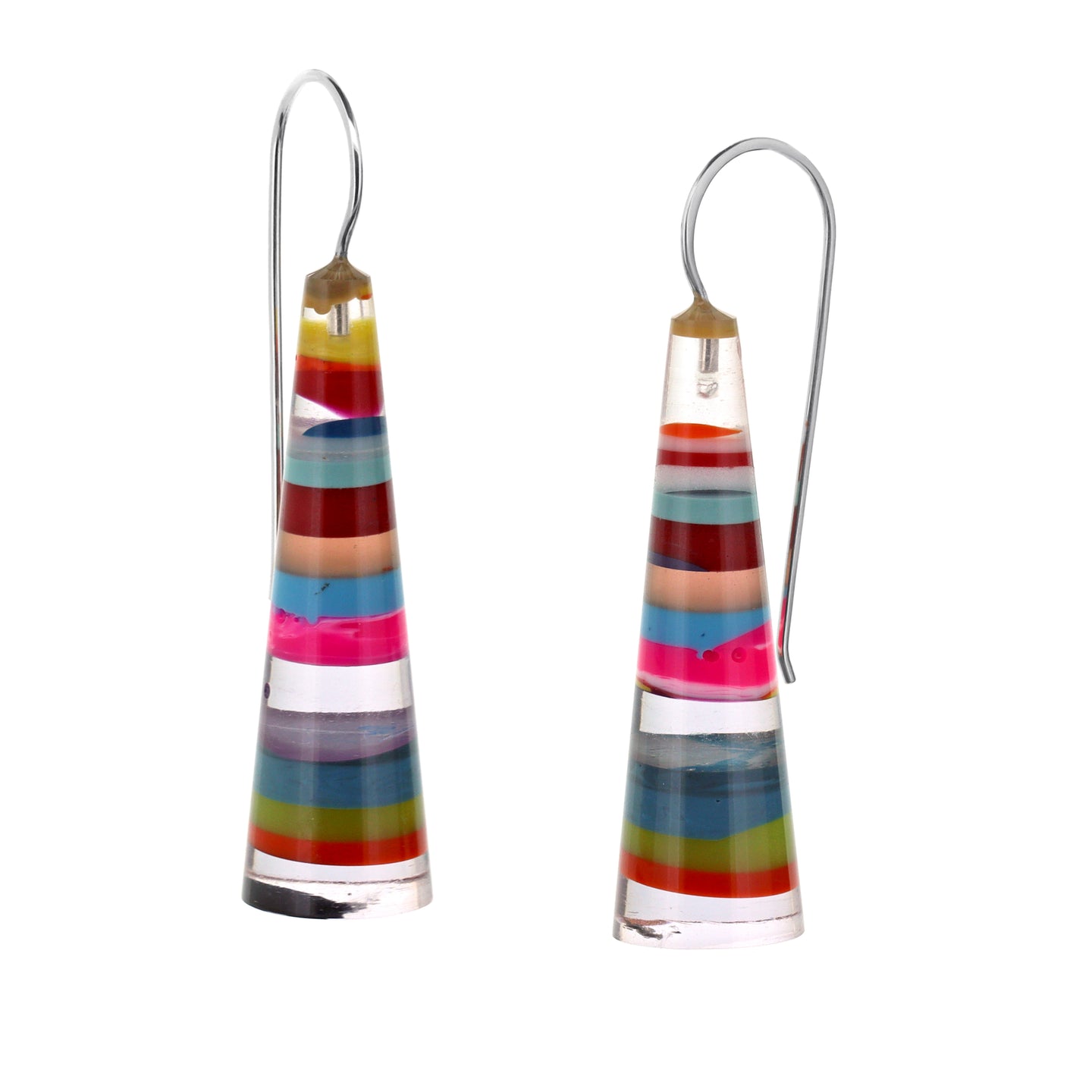 Horizontal Stripes : Lighthouse earrings
