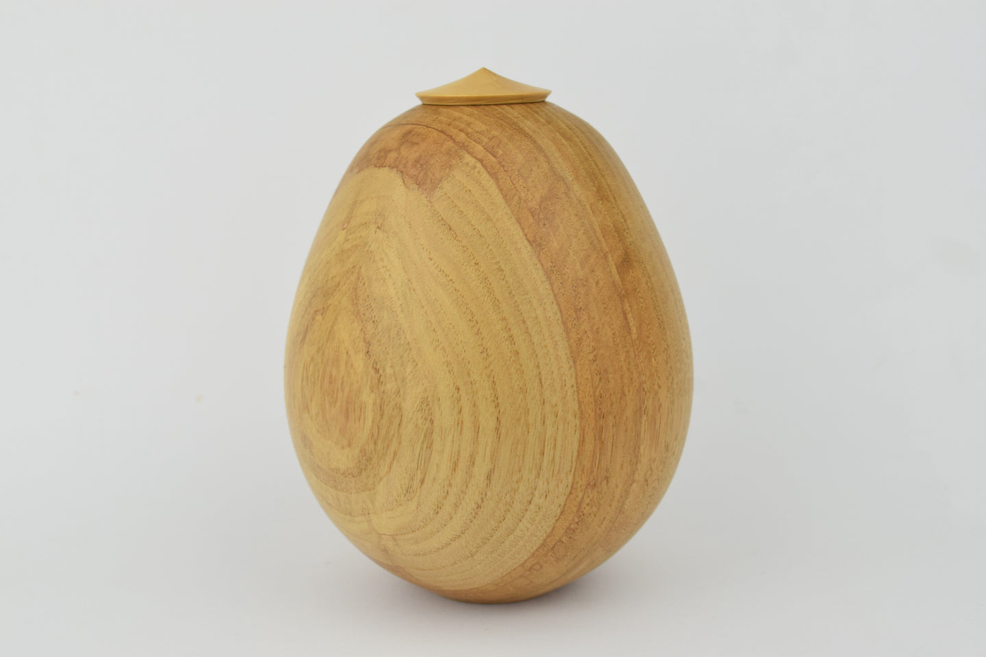 Sweet Chestnut and Boxwood Lidded Vessel