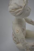 Load image into Gallery viewer, Tan Cotton Embroidered Figure
