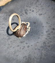 Load image into Gallery viewer, Tagua and Silver Filigree Dress Ring
