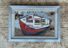 Load image into Gallery viewer, 7CV Red and Black Boat on Driftwood
