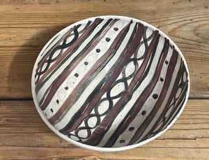 Stripe and Cable Bowl