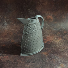 Load image into Gallery viewer, Smoke fired terracotta jug
