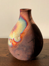 Load image into Gallery viewer, Small Raku vase
