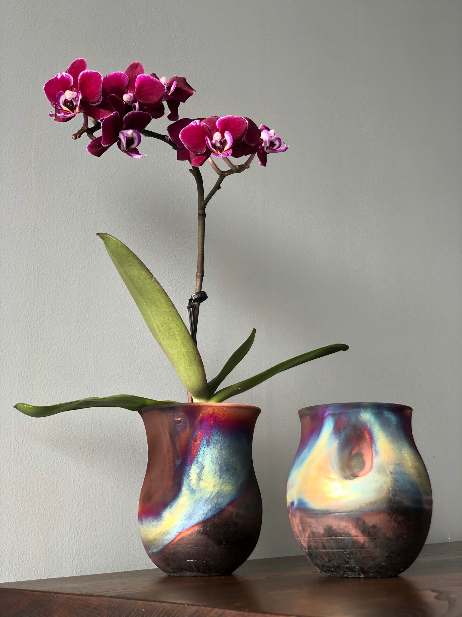 raku plant pot Small Raku Pot – Studio Cennen