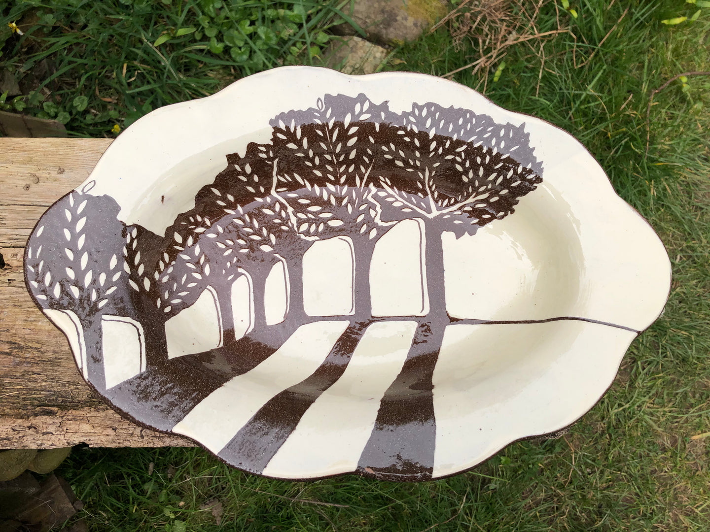 Tree Shadow Platter