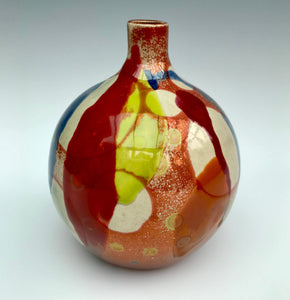 Abstract  Bulbous Vase