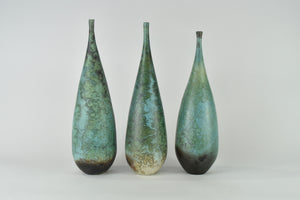 Smoke Fired Bottle Forms l
