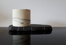 Load image into Gallery viewer, Micro  porcelain vessel on Black Porcelain
