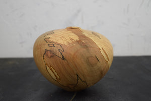 Spalted beech hollow form