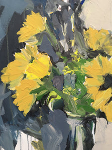 Sunflowers in vase