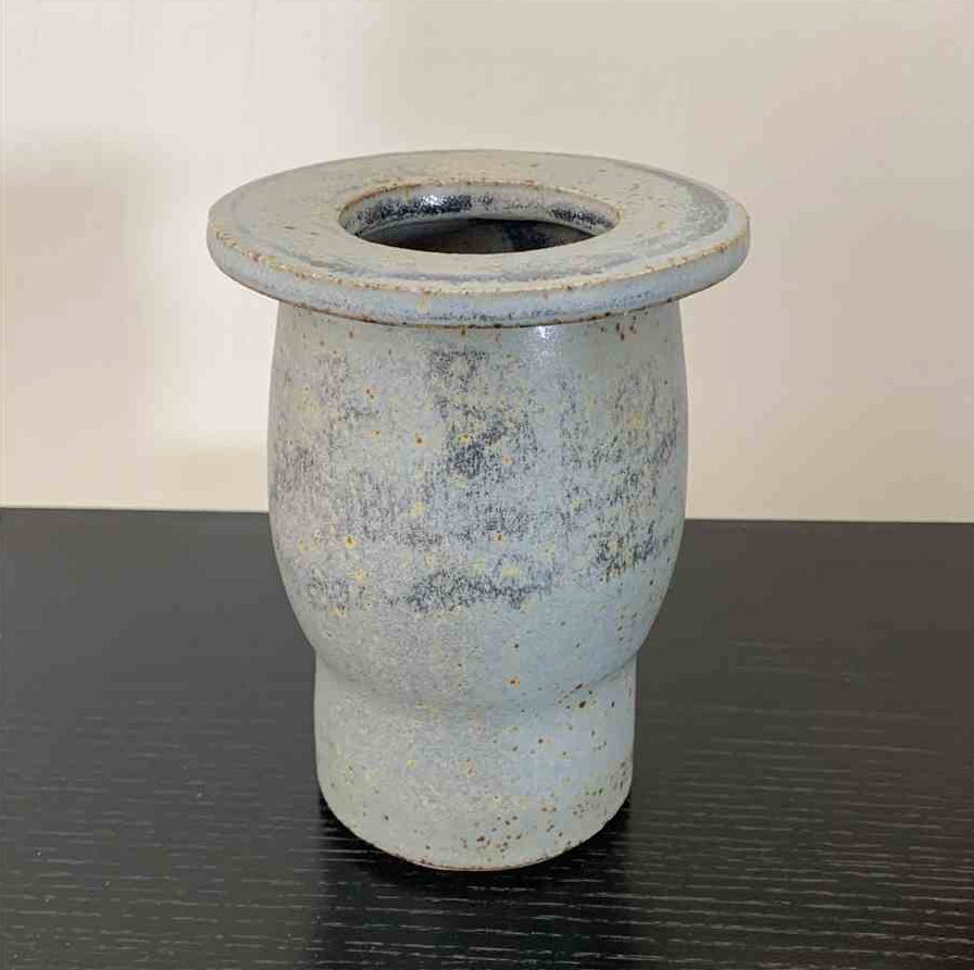 Vase cobalt carbonate glaze