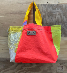 Upcycled Sail Cloth Beach Tote : Smaller size