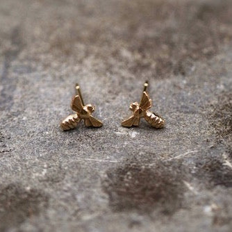 Stud Earrings in 9ct Yellow Eco Gold