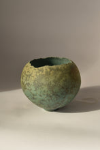 Load image into Gallery viewer, Green Smoke Fired Bowl : Small Form
