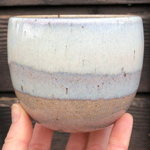 Load image into Gallery viewer, Stoneware teabowl with opal glaze
