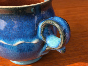 Rich Cobalt Blue Stoneware Mug