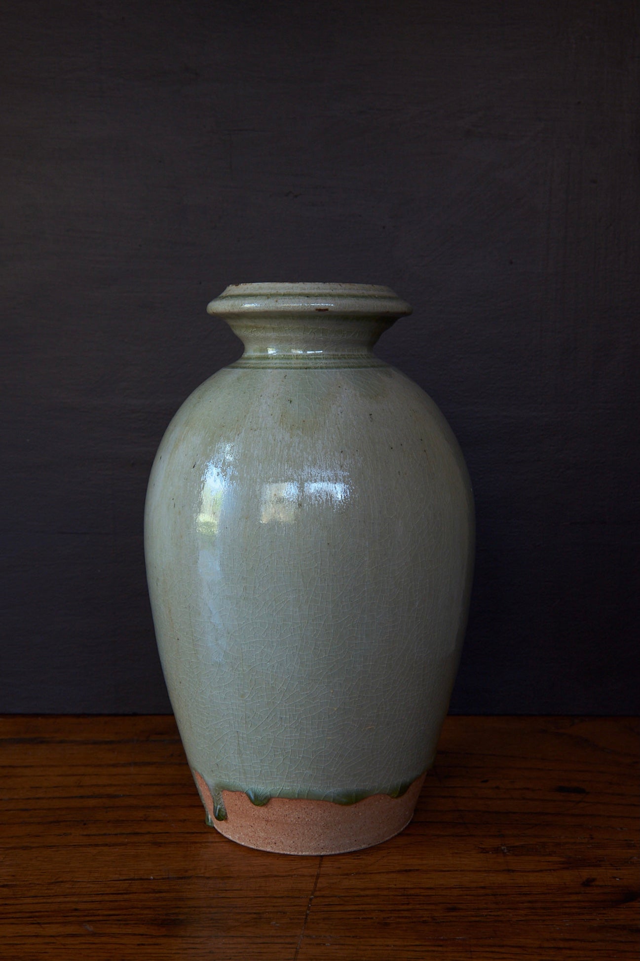 Large Green Celadon Vase