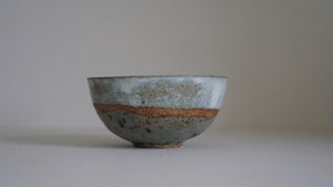 Small stoneware bowl with gorse ash