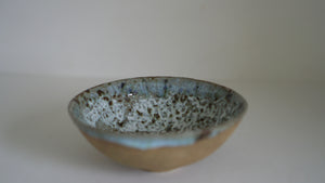 Stoneware bowl with gorse ash