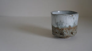 Kurinuki stoneware bowl with gorse ash