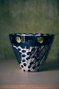 Sgraffito Plant Pot 29