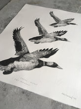 Load image into Gallery viewer, Tair Hwyaden : Three Ducks
